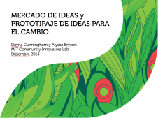 Mercado de Ideas y Prototipaje de Ideas para el Cambio